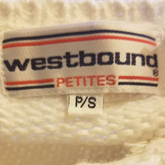 Westbound Petites Womens Vtg Sweater M12 - Picture 7 of 9